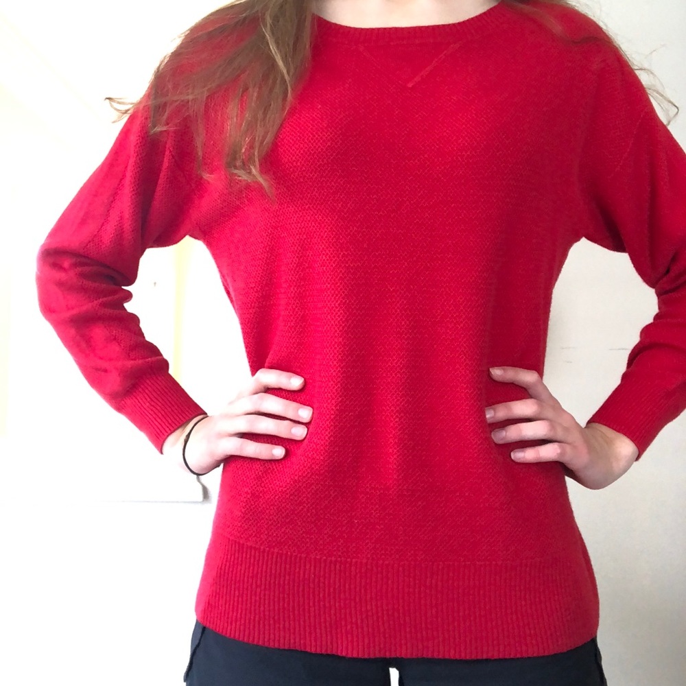Red American Eagle sweater